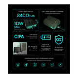 Tilta NP FZ100 2400mAh Green High Capacity Battery with High Energy Density Cell (Open Box)