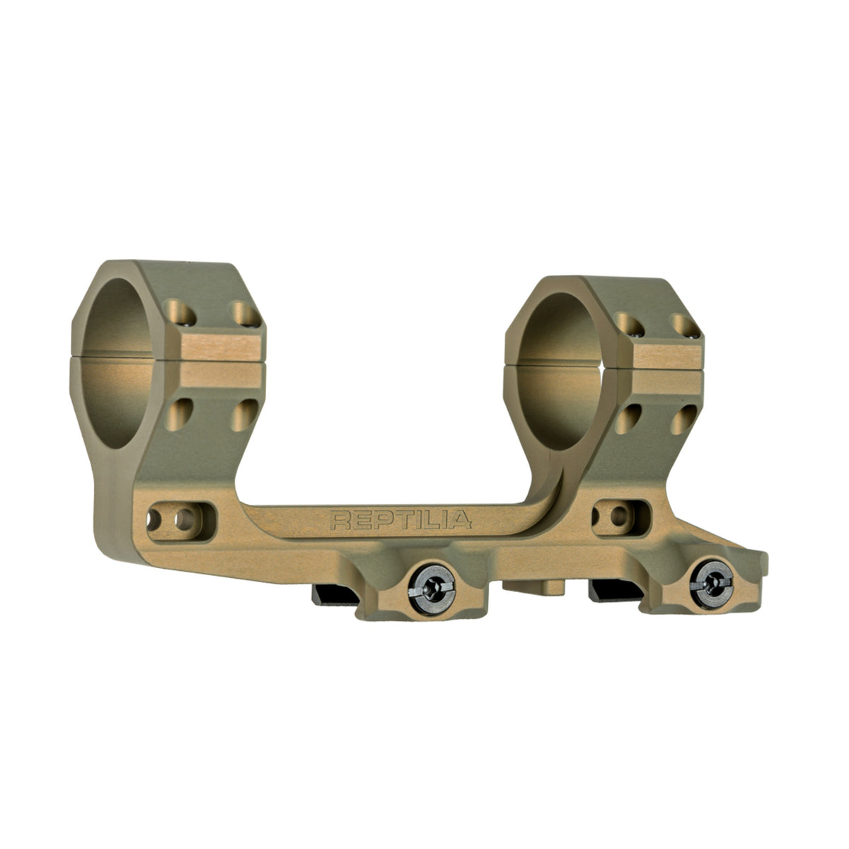 Reptilia AUS 30mm Optic Mount,1.54 inch Height, MIL-STD, M1913 Picatinny Compatible (FDE Anodized)
