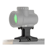Reptilia DOT Mount 1.93 inch Height with Nitrided Steel Clamp for Trijicon MRO (Black Anodized)