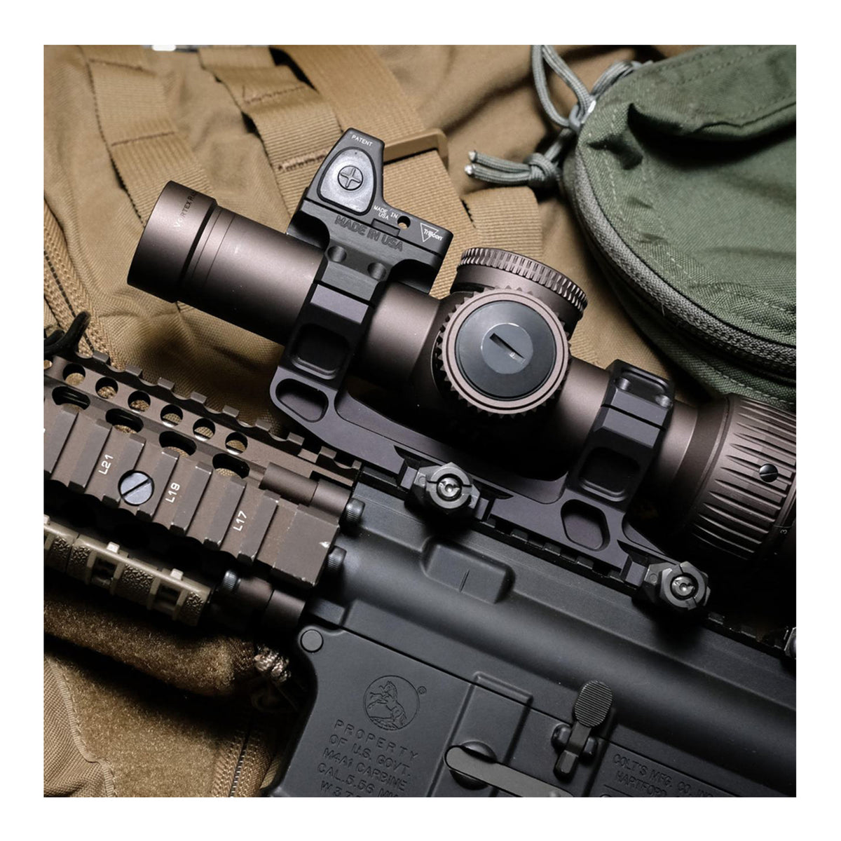 Reptilia ROF-90, MIL-STD for Geissele 30mm and AUS Mount (Flat Dark Earth Anodized)