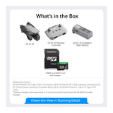 DJI Air 3S Drone with RC-N3 Remote Controller with 128GB microSDXC UHS I U3 10 A2 Memory Card Bundle
