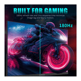 Viewedge 27 Inch Gaming Monitor Full HD 1080p,180Hz Refresh Rate with Built-In Speakers