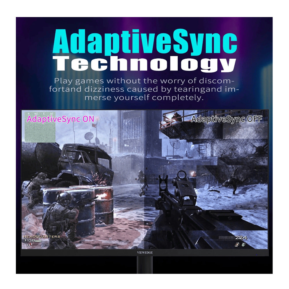 Viewedge 27 Inch Gaming Monitor Full HD 1080p,180Hz Refresh Rate with Built-In Speakers