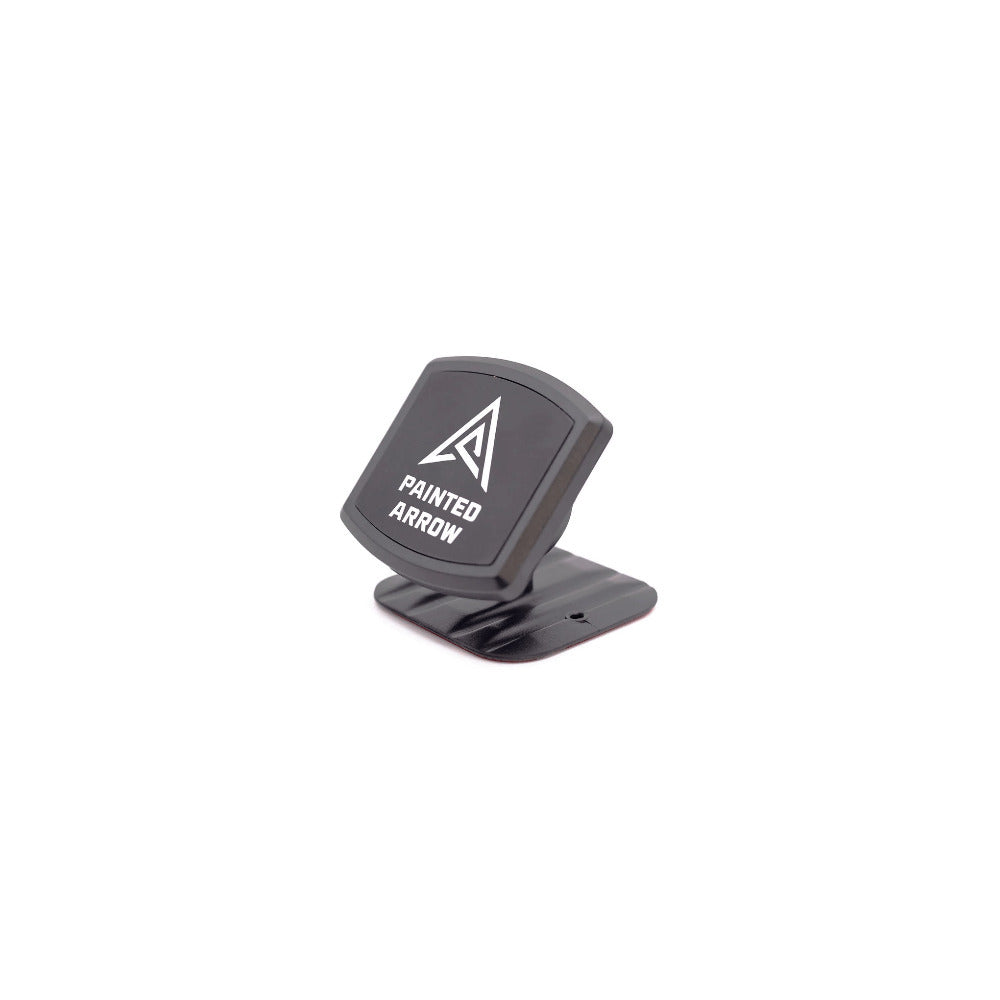 Painted Arrow Magnetic Smartphone Dash Mount, Adhesive Base, Lighweight (Black)