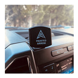 Painted Arrow Magnetic Smartphone Dash Mount, Adhesive Base, Lighweight (Black)
