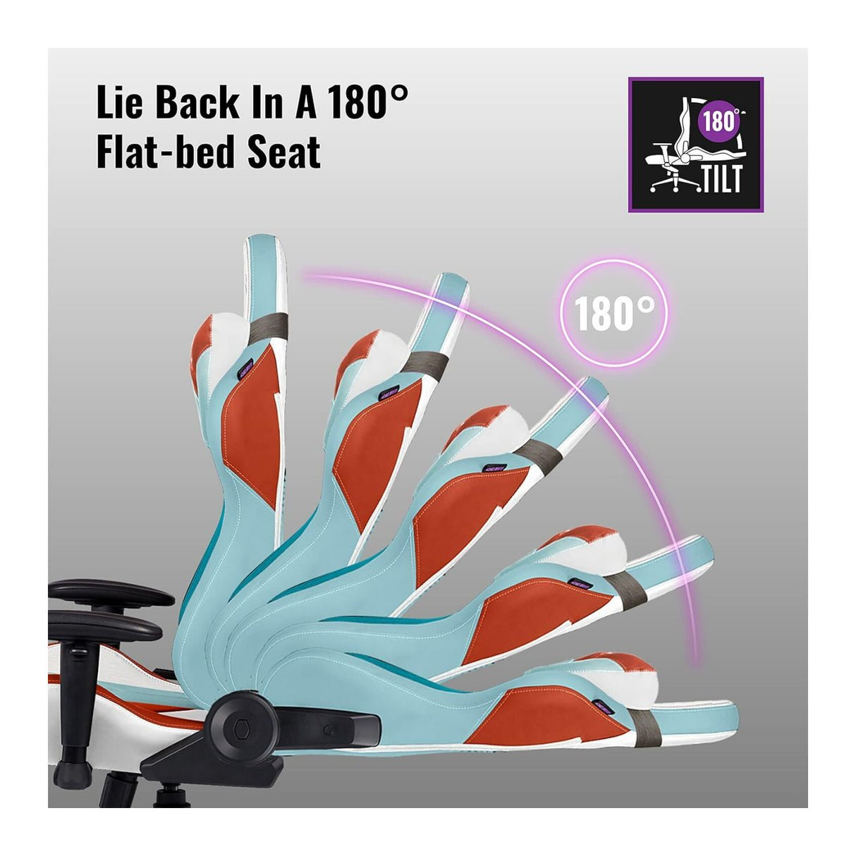 Cooler Master Caliber R2S Kanagawa Gaming Chair with Adjustable Seat and 2D Soft Armrest