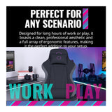 Cooler Master Caliber X1C Cooling Series Gaming Chair with Multi-Adjustable 4D Armrest (Black)