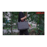 STARTRC Hard Waterproof Box for DJI Avata 2 Drone with Custom Foam Inserts and Carry Handle (Black)