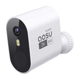 AOSU Security WirelessCam System Pro 2-Cam Kit with 2K Resolution and 32GB Memory (White)