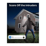 AOSU Security WirelessCam System Pro 2-Cam Kit with 2K Resolution and 32GB Memory (White)