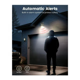 AOSU SolarCam D1 Classic 2K Wireless Camera with Pan-Tilt-Zoom Technology (Black and White)