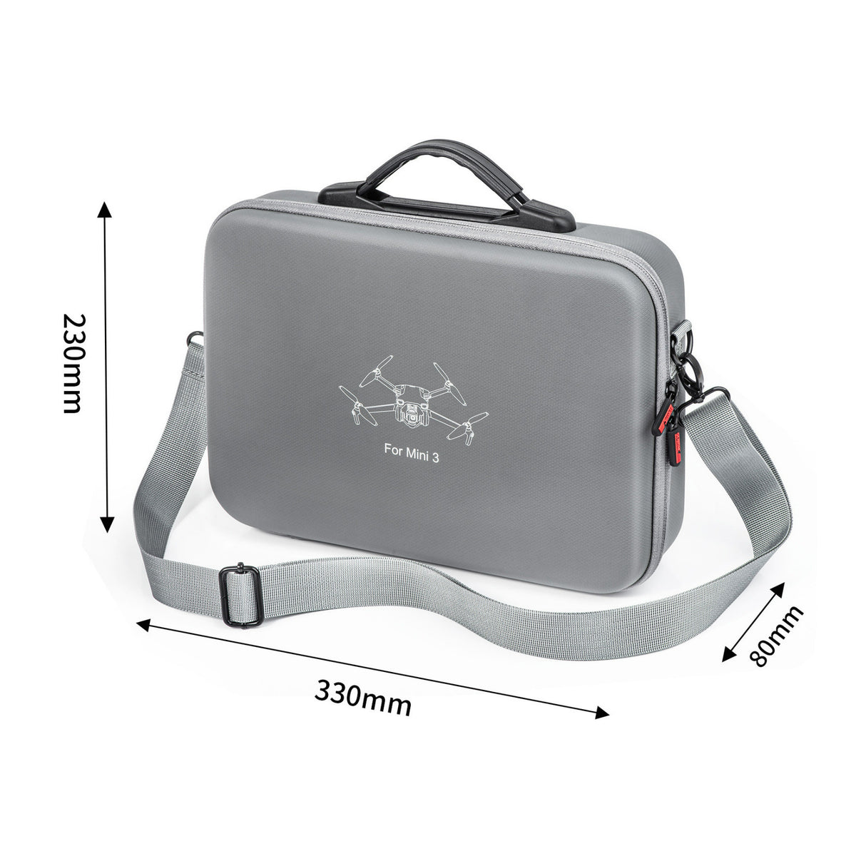 STARTRC Carrying Case with Non-Slip Handle for DJI Mini 3 Pro and Mini 3 Drone (Gray)