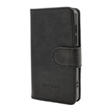 Samvix Book-Style Leather Case for iPlatinum Music Q6 MP3 Player with Durable Build (Black)
