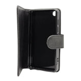Samvix Book-Style Leather Case for iPlatinum Music Q6 MP3 Player with Durable Build (Black)