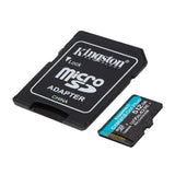 Kingston Canvas Go Plus U3 V30 A2 microSD Card with SD Adapter and 200MBPS Read Speed (512GB)