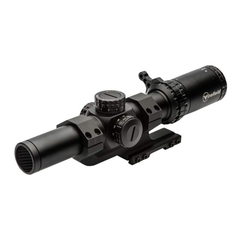 Firefield RapidStrike 1-6x24 SFP Riflescope Kit with Locking Turrets and Multi-Coated Glass (Black)