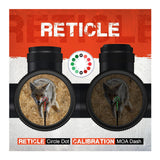 Firefield RapidStrike 1-4x24 Riflescope Kit with Pop-Up Locking Turrets and 5 Brightness (Black)