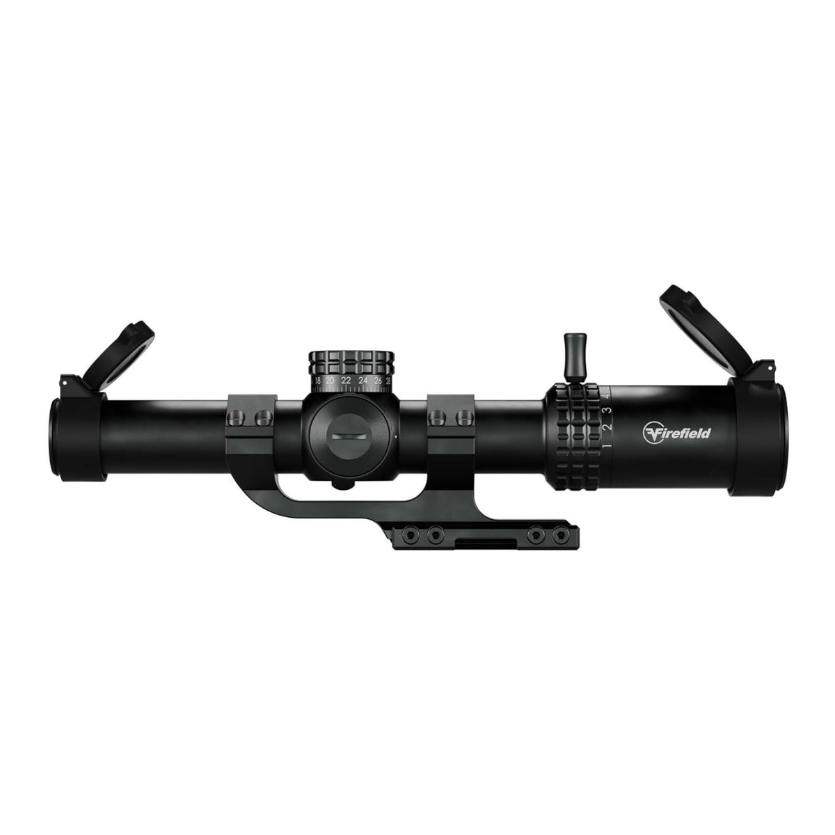 Firefield RapidStrike 1-10x24 Fogproof Riflescope Kit with BDC Reticle and Locking Turrets (Black)
