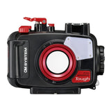 OM SYSTEM PT-059 Underwater Camera Housing for TG-6 and TG-7 Cameras (Red and Black)