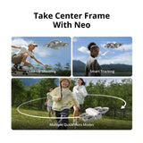 DJI Neo Palm Sized Lightweight Drone Combo with FPV Remote Controller 3 and Case