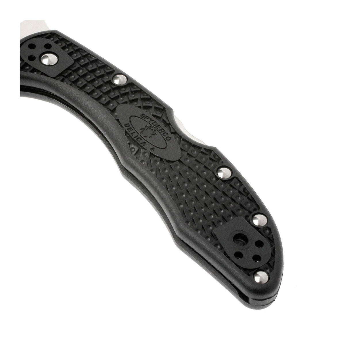 Spyderco Delica 4 7.125-Inch Stainless Steel Folding Knife with FRN Handles (Open Box)