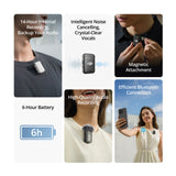 DJI Osmo Action Multifunctional Charging Handle with DJI Mic 2 (1 TX, Shadow Black) Bundle