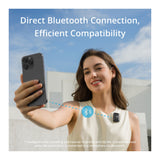 DJI Osmo Action Multifunctional Charging Handle with DJI Mic 2 (1 TX, Shadow Black) Bundle