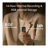 DJI Osmo Action Multifunctional Charging Handle with DJI Mic 2 (1 TX, Shadow Black) Bundle