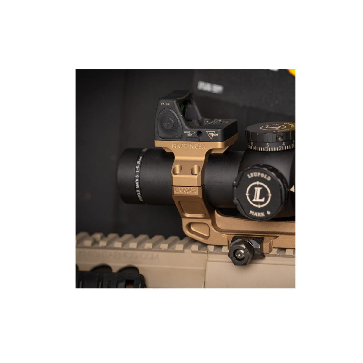 Reptilia ROF-90 - Geissele 34mm Super Precision Mount & Trijicon RMR SRO (FDE)
