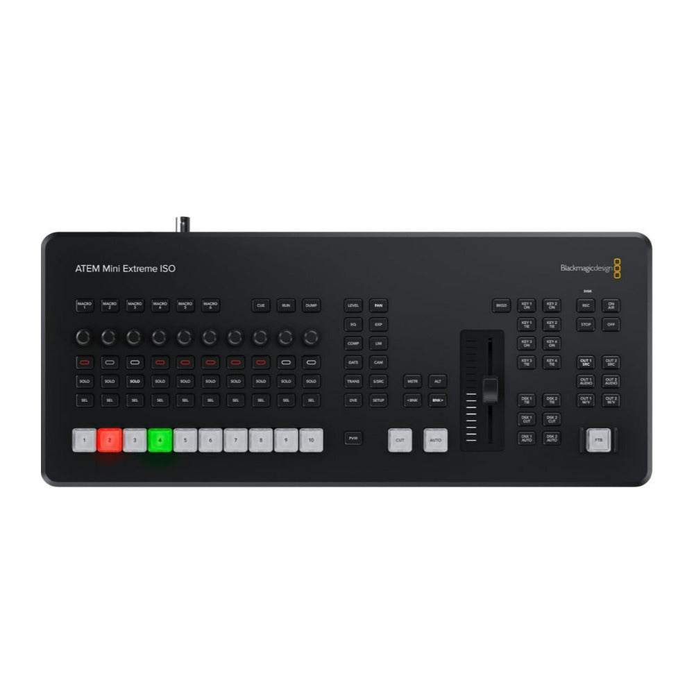 Blackmagic Design ATEM Mini Extreme ISO G2 Compact Live Switcher with Built-In Streaming Engine