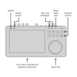 Blackmagic HyperDeck Shuttle 4K Pro – Desktop with 7in HDR LCD and Multi-Format Ultra HD Playback