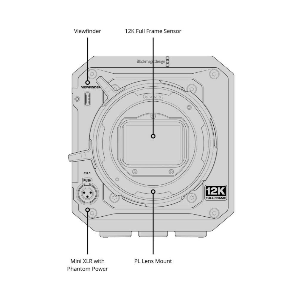 Blackmagic Design PYXIS 12K Advanced Digital Film Camera with Full-Frame RGBW Sensor (ARRI PL)
