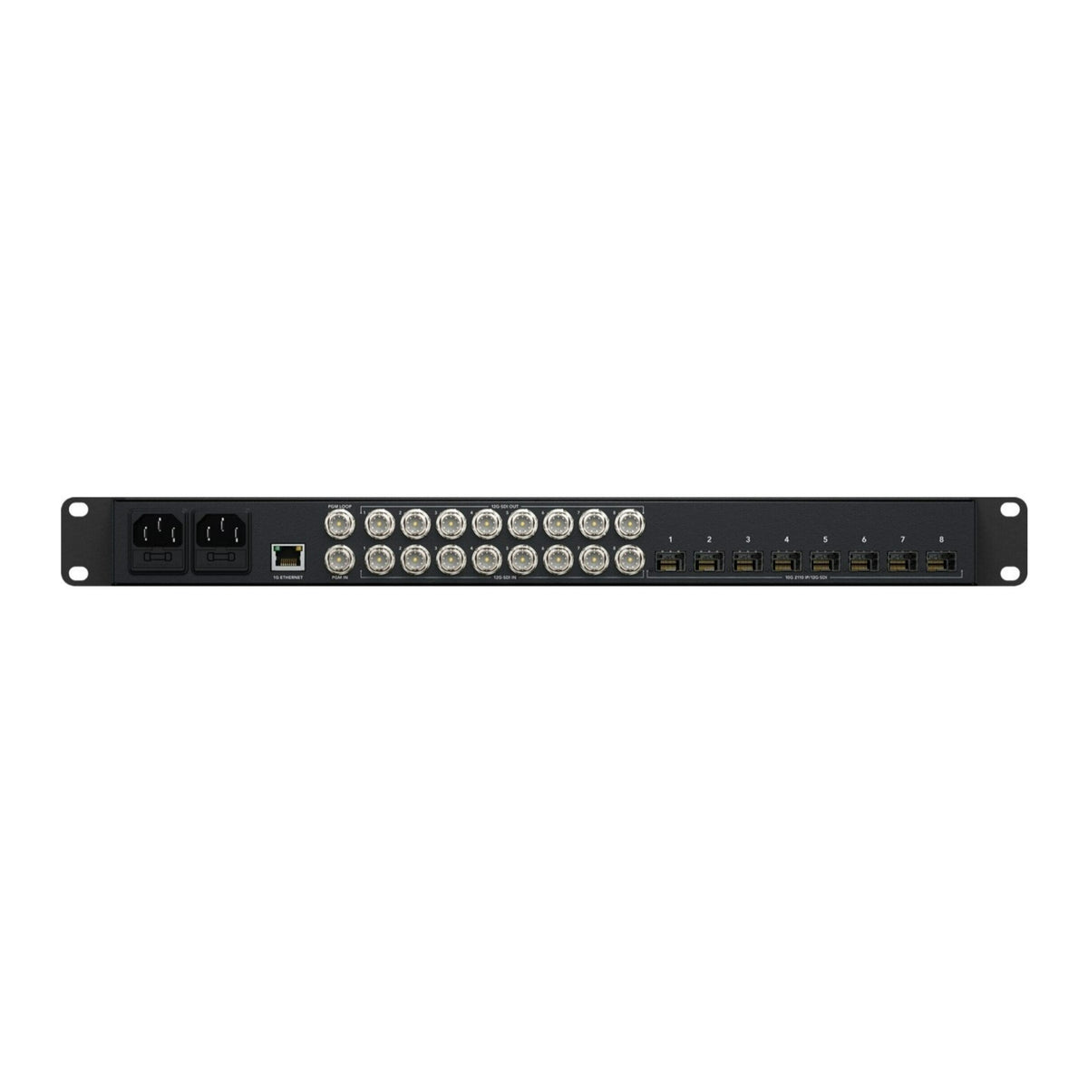 Blackmagic Design 2110 IP SDI to HDMI 12G-10 Converter with 10 Independent XLR Audio Outputs (Black)