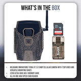 Wildgame Innovations Terra XT 2.0 24MP 720p Video Cellular Camera (Gray) with Memory Card Bundle