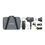 Godox M200Bi Knowled Bi Color Black LED Light with Quiet Cooling System (Open Box)