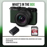 Panasonic Lumix S9N Full-Frame Mirrorless Camera with Lumix S9 1840 Lens Kit (Green) Bundle
