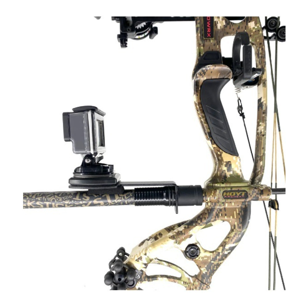 Painted Arrow MAG-PRO GP Magnetic Bow Mount for Action Cameras, Adjustable - GoPro & TACTACAM