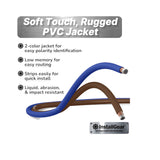 InstallGear 14 Gauge Speaker Wire Cable (100ft) with 12 Banana Plugs