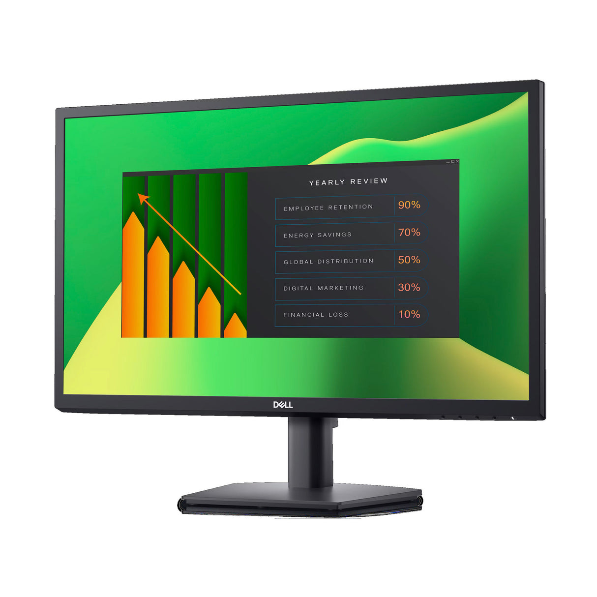 Dell E2423H 23.8-Inch Full HD LED LCD Monitor Bundle with Monoprice Screen Cleaner (Large Bottle)