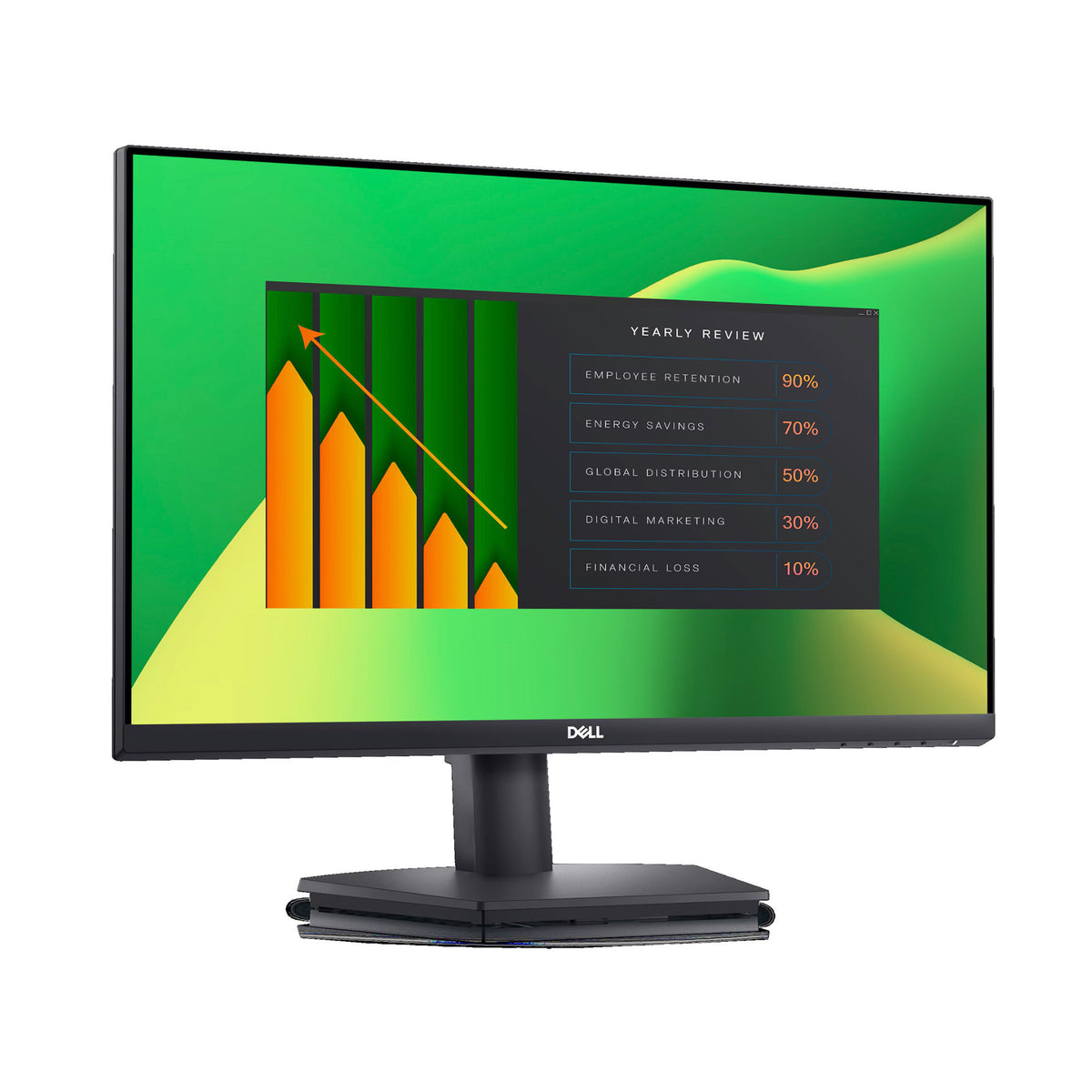 Dell E2423H 23.8-Inch Full HD LED LCD Monitor Bundle with Monoprice Screen Cleaner (Large Bottle)