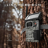 Spypoint Link-Micro-S-LTE 10MP Data Transmission Trail Camera  (Camouflage) with Memory Card Bundle