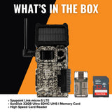 Spypoint Link-Micro-S-LTE 10MP Data Transmission Trail Camera  (Camouflage) with Memory Card Bundle