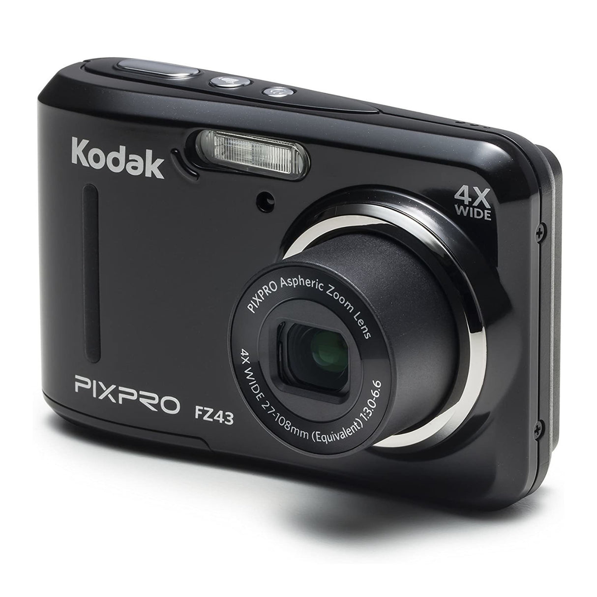 Kodak PIXPRO FZ43 Friendly Zoom Digital Camera (Black) Bundle