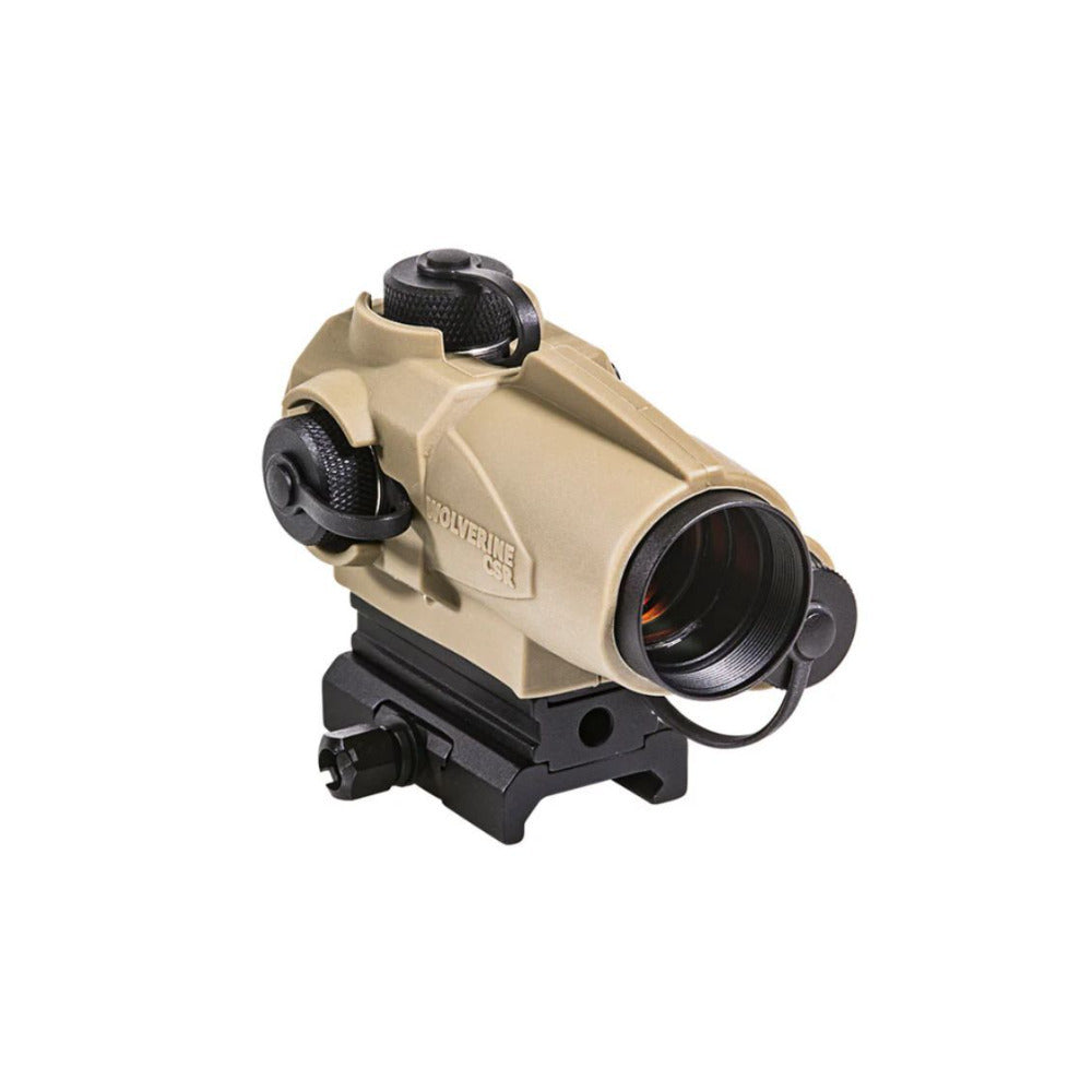 Sightmark Wolverine CSR, Red Dot Sight, 4 MOA Reticle, 23mm Objective Lens (Flat Dark Earth)