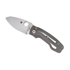 Spyderco PITS 2 SLIPIT Folding Knife with M398 Steel Blade and Titanium Handle