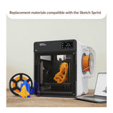 MakerBot Sketch Sprint 3D Printer Accessories with Extruder Nozzle, Air Filter Set, and Build Plate