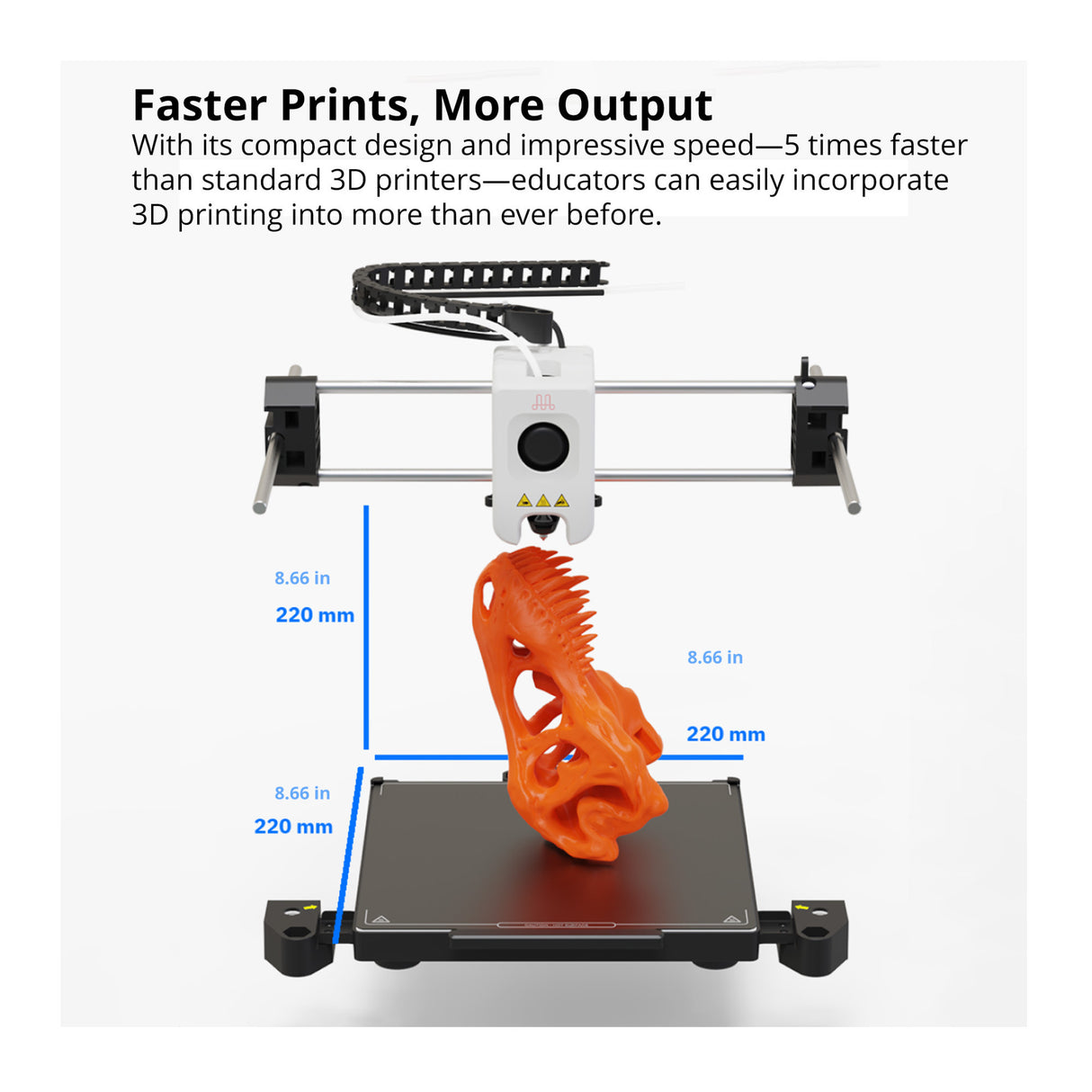 MakerBot Sketch Sprint 3D Printer with Air Filter Set (2 Pack), Extruder Nozzle, and Build Plate