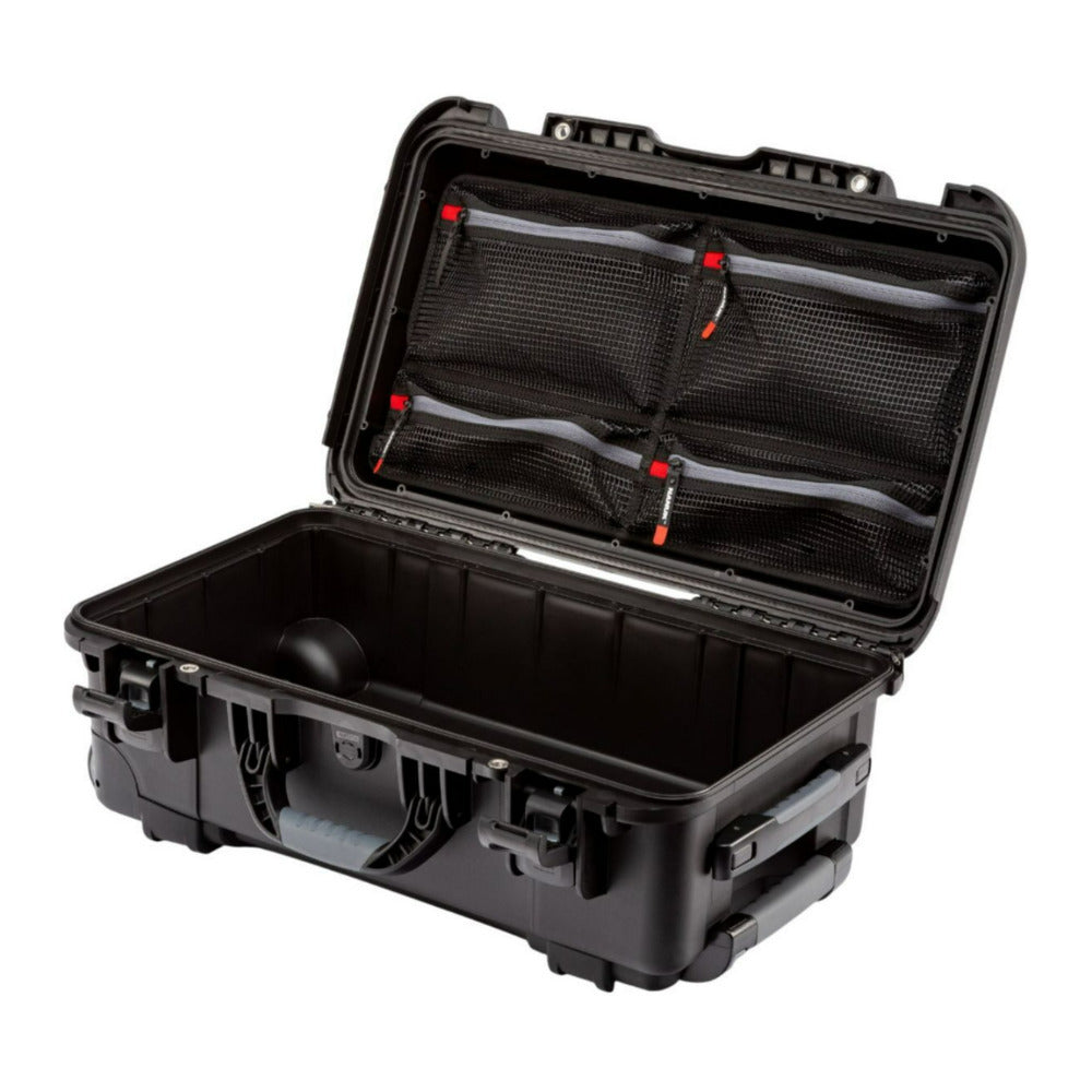 Nanuk Mesh Lid Organizer with 2 Large Mesh Pockets with Front Zipper for 935 Case (Black)
