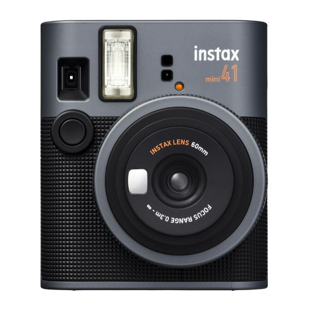 Fujifilm instax mini 41 Camera with Built-In Selfie Mirror and Automatic Exposure Control (Black)
