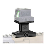 Reptilia DOT Mount 1.93-Inch Height Optic Mount for Holosun 509T - Spring-Loaded Clamp (Black)